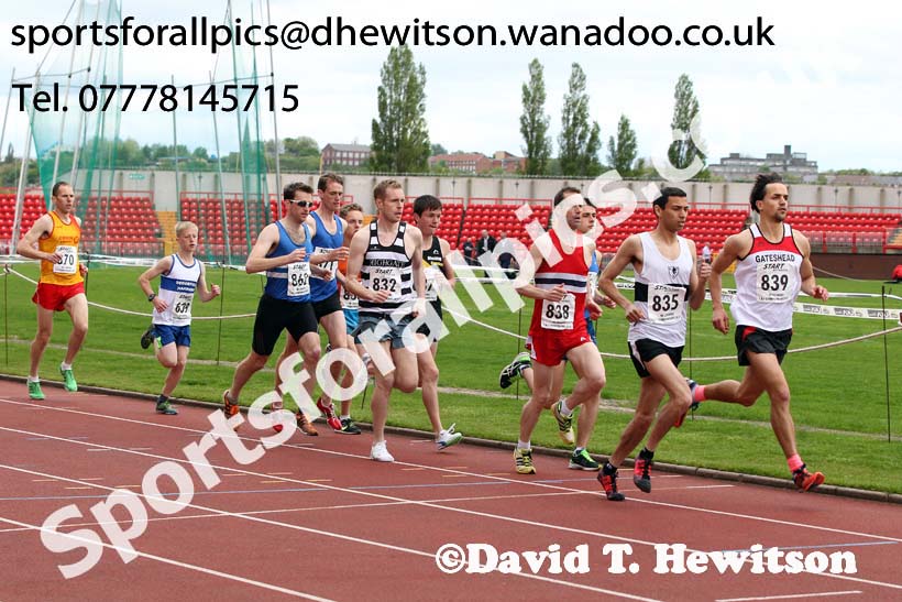 Senior men, North East Track and Field Champs., Gateshead. Photo: David T. Hewitson/Sports for All Pics